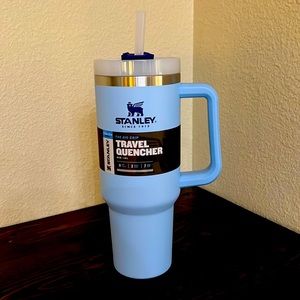 NEW Stanley Adventure Quencher Travel Tumbler 40 oz Cornflower Straw Cup!